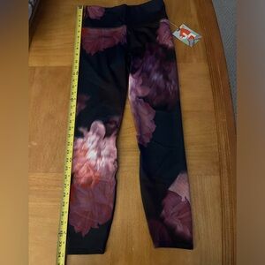 Joy Lab Women XS Leggings, floral designs